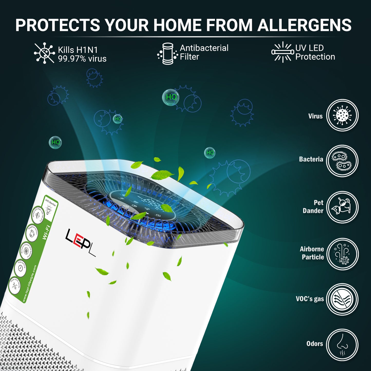 LEPL LAP1001 Air Purifier