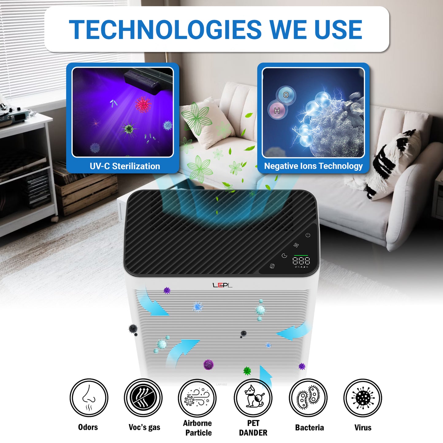 LEPL LAP1002 Air Purifier