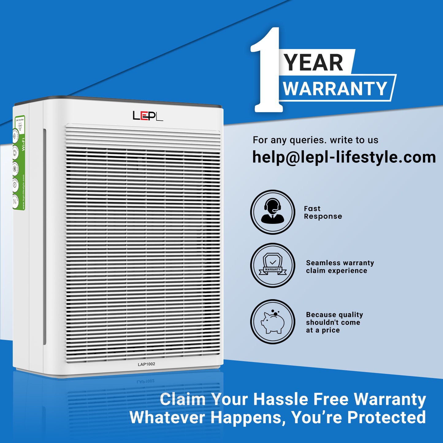 LEPL LAP1002 Air Purifier