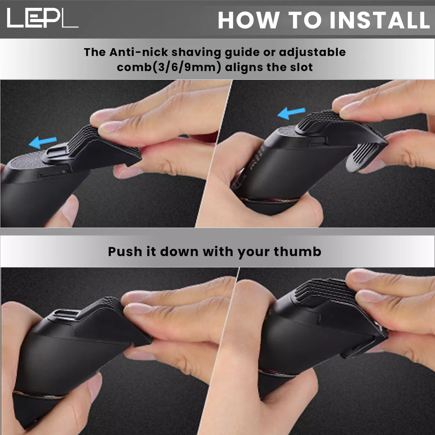 LEPL LT-105 Body Hair Trimmer For Men