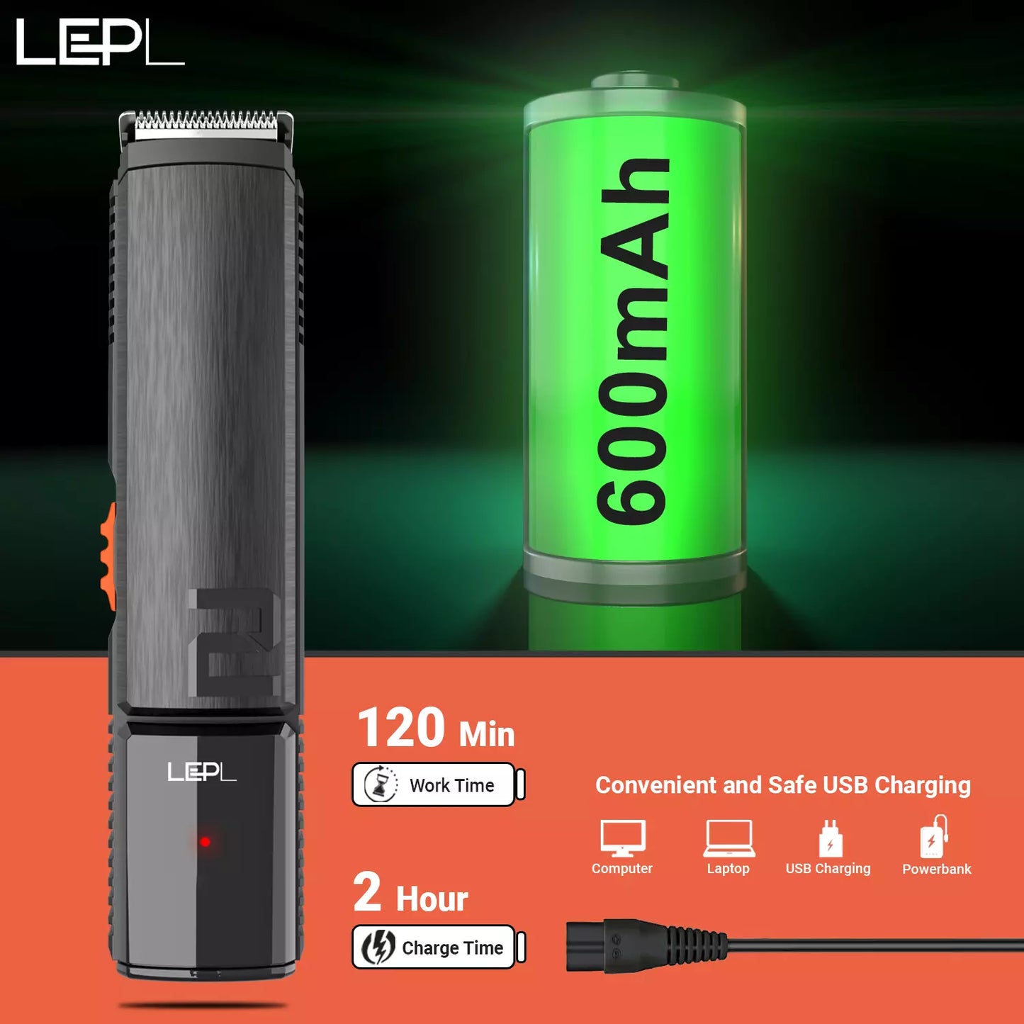 LEPL LT-102 Hair Trimmer For Men
