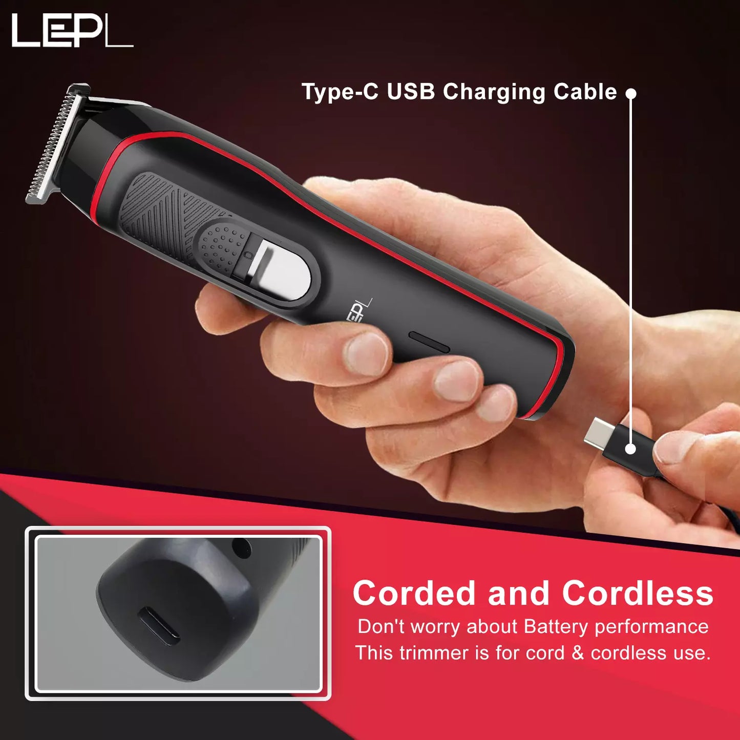 LEPL LT-106 Hair Trimmer For Men