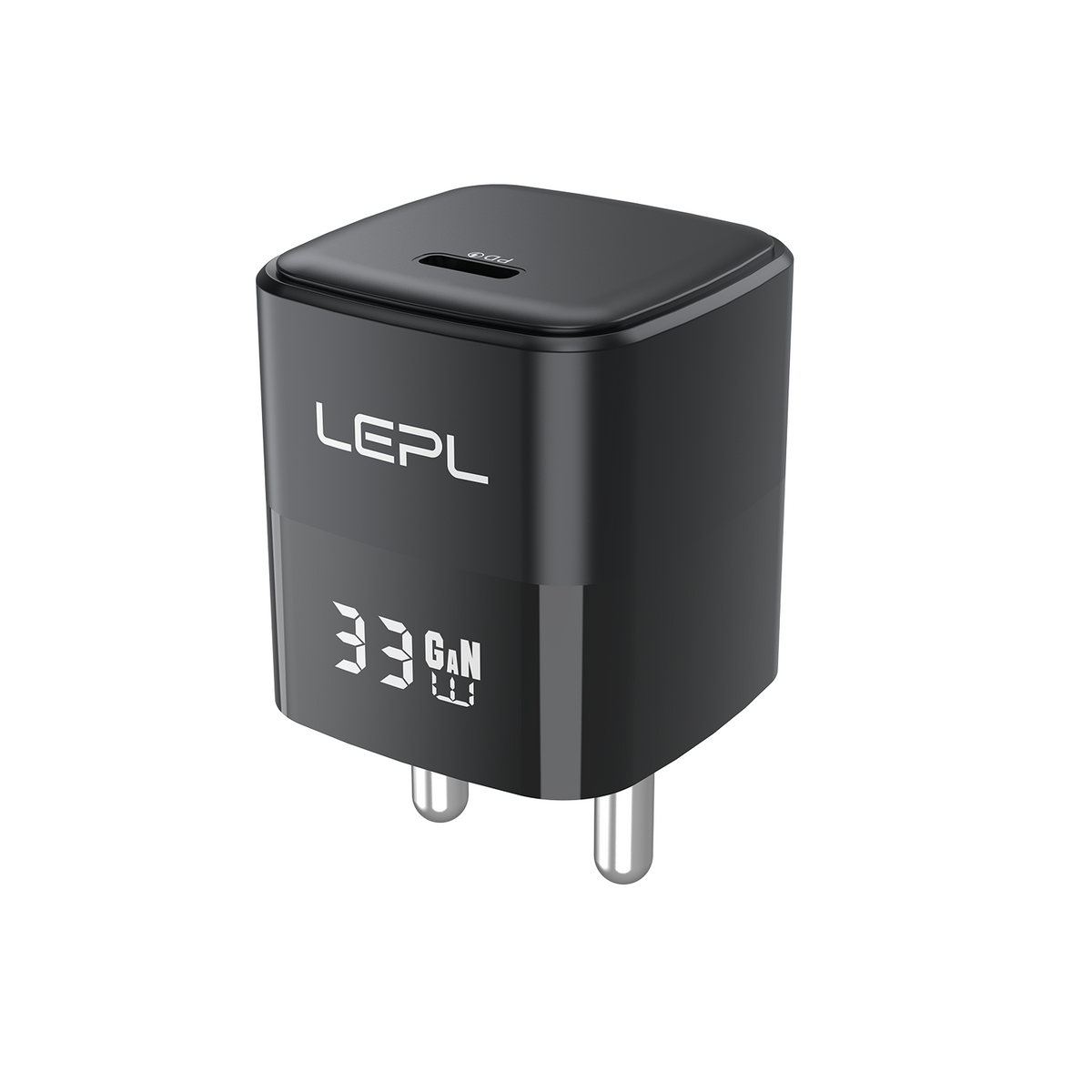LEPL GaN Pro 33WC 33W USB Type-C PD Wall Charger, Black