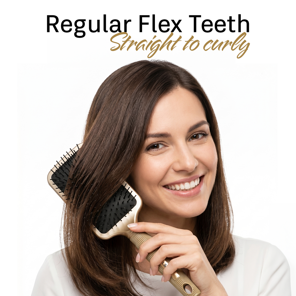 LEPL Studio Pro Paddle Hair Brush, Blush Gold