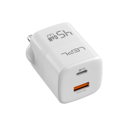 LEPL GaN Pro 45WAC 45W GaN Wall Charger, White