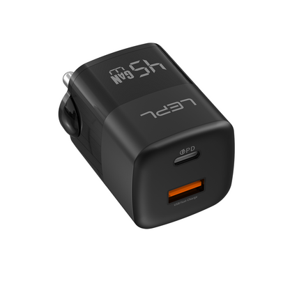 LEPL GaN Pro 45WAC 45W GaN Wall Charger, Black