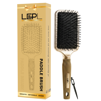 LEPL Studio Pro Paddle Hair Brush, Blush Gold