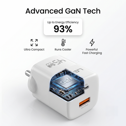 LEPL GaN Pro 45WAC 45W GaN Wall Charger, White